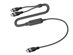 A Closer Look: 140W 2 IN 1 USB C To USB C Laptop Charging Cable 2.0 Data Cable