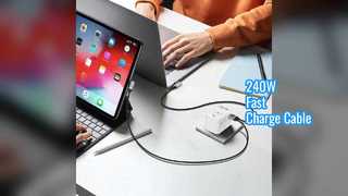 PD240W USB C Cable Fast Laptop Charge