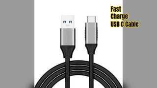 USB C to USB A Cable Fast Charge Data